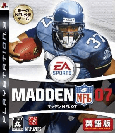 Madden 2007 box art for Playstation 3